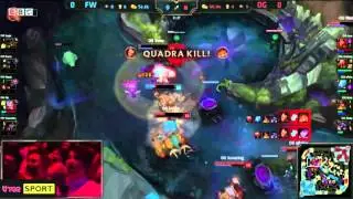 Soaz Darius Pentakill vs Flash Wolves - BBC Casted by Deman and Stress
