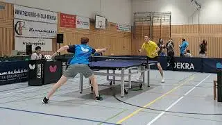 Stadtmeisterschaften Zella-Mehlis_Alexander Krebs (TTR1953) vs. Joel Fischer (TTR1857) / 20230513