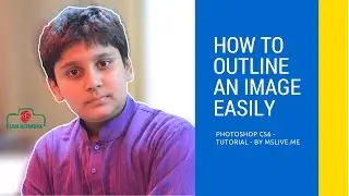 How To Outline A Picture EASILY | Easy Photoshop Tutorial | Dotted | Dash Outline in Photoshop