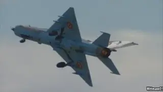 2013 Międzynarodowe Pokazy Lotnicze Radom Air Show‏ - Rumunski  MiG-21 LanceR C