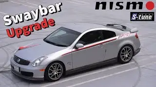This will make your G35 FLY on track !! (Sway bar upgrade)