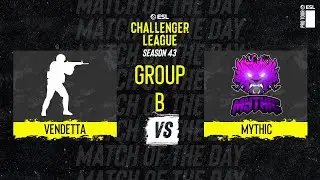 Vendetta vs. Mythic - Map 2 [Ancient] - ESL Challenger League Season 43 - NA - Group B