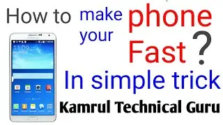 how to simple click will speed up your android phone or tab