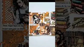 ASMR Creative Journaling Tutorial, Relaxing Sounds, Scrapbooking Books #asmr #journal #shorts