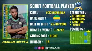 ELLOH NZE LO&Iuml;C PAUL 🔵 WINGER 🔵 OCK KHOURIBGA 🔵 BEST OF 23/24 HD