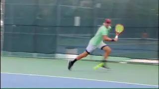 AXEL GELLER VS  KEVIN MAJOR EN CANCUN TENNIS ACADEMY