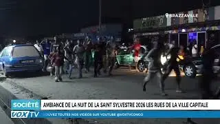 Ambiance de la nuit de la Saint Sylvestre 2026 les rues de la ville capitale