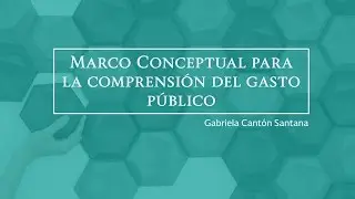 3.  Marco Conceptual para la comprensi&oacute;n del gasto p&uacute;blico