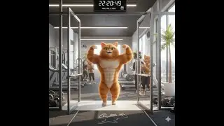 Billa Gym Kar Raha Hai | Funny Motivational Cat Story | Hindi Cartoon Video 😹💪