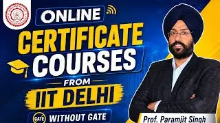 Certificate Courses From IIT Delhi | Online Course from IIT