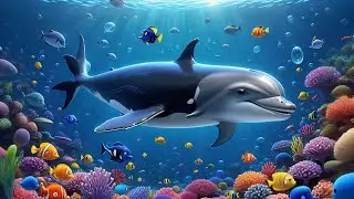Three Whistling Whales Blow Bubble Rings + More Nursery Rhymes & Kids Songs