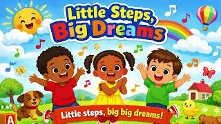 Little Steps, Big Dreams 👣✨ | Fun Kids Song to Sing & Dance