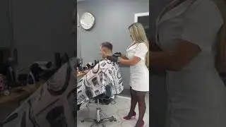 Hot Barberettes Giving Haircut (Headshave Teaser)