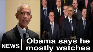 Obama says he mostly watches sports in this &lsquo;cynical time&rsquo;