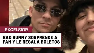 Bad Bunny sorprende a fan en CDMX y le regala boletos para su concierto