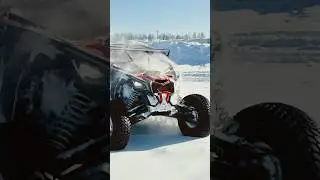 MAVERICK X3 XRC зимой по снегу