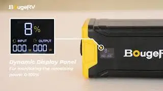 BougeRV 220WH Portable Power Station for Refrigerator