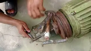 Motor Pulley Puller Machine | Easy Pulley Removal from Scrap Electric Motors for Recycling