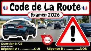 ✅ TEST GRATUIT DU CODE DE LA ROUTE 2026 🚗 #177