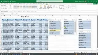 Using Table Slicers to Filter Data - Powered by OfficePro