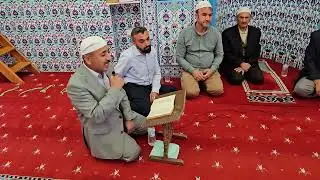 DEMİRCİ'nin ULACIK K&Ouml;Y&Uuml;NDE HAYR YEMEĞİNDE BAHATTİN KORKMAZ HOCA CAMİDE MEVLİD OKUYOR 2025