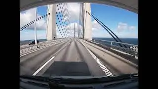 Oresund Bridge - Crossing From Sweden To Denmark