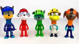 Learn Colors w/ Pj Masks Head Swap with Paw Patrol