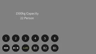 Floor B3 - B1 1 - 6 Elevator