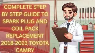 Complete Step By Step Guide to Spark Plug and Coil Pack Replacement 2018-2023 Toyota Camry