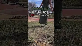 Tutorial on how to fly full body #funny#fairy#answer#fairyfly #dancesteps#flyingfairy #fairyroleplay