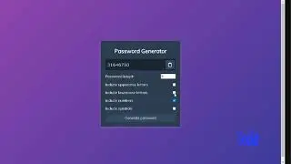 Build A  Password Generator