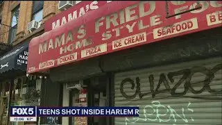 Teen suspect wanted in boys' shooting in Harlem