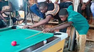 Joseph Kasozi Vs Jackson Asiku.  LABAN'S ARENA 32-MAN MONTHLY COMP. ROUND 1, RACE TO 7.