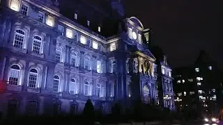 🌃 Walking on Saint-Paul Street in Old Montreal at night