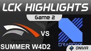 HLE vs DRX Highlights Game 2 LCK Summer Season 2021 W4D2 Hanwha Life Esports vs DragonX by Onivia