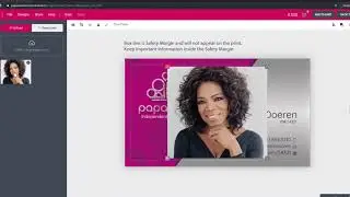Paparazzi Business Card with Profile Picture