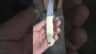 Finished brass handle, do you like it?#knifedesign #knifemaker #knifelover #handmadeknives