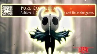 Pure completion Hollow knight or no sleep LIVE