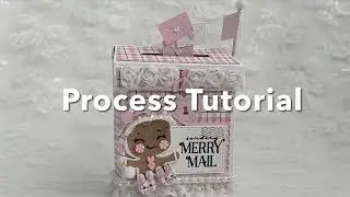 Shabby Chic Christmas Mailbox Process Tutorial ~ My Creative Time #satmornmakes