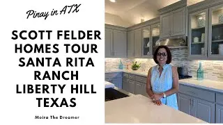 Home Tour Scott Felder Homes | 4 Bedrooms 3.5 Bath 3 Car Garage | Santa Rita Ranch Liberty Hill TX