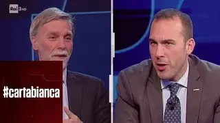 Lo scontro tra Graziano Delrio e Manlio Di Stefano sul caso Diciotti - #cartabianca 19/02/2019