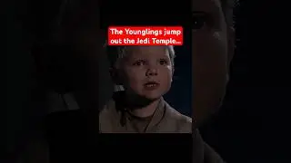 The Younglings Jump out the Jedi Temple