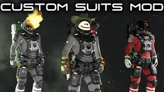 Custom Suits Mod Flaming Helmet & Backpack