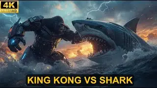 EPIC BATTLE: King Kong vs Shark | Robot Showdown! Part 2