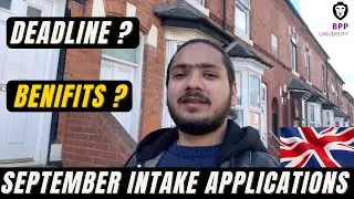 Hurry Up ! Applications For September Intake 2022 Closing Soon 🇬🇧 | #septemberintake #uk
