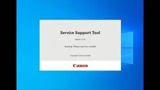 Canon Service Support Tools Version 5, How use it ?