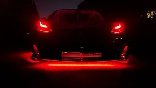 AMAZING NIGHT LIGHTS IN THE TESLA MODEL 3 | XK GLOW AMBIENT LIGHTS