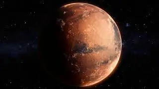 8k Mars planet seamless loop rotation 360 degrees. Ultra High Quality terrain/textures and render