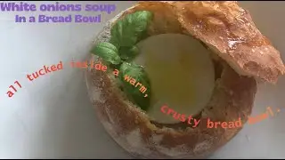 From Humble Golden onions to Gourmet bread bowl Onion Soup |  & Melted  Provolone cheese. Recipe.