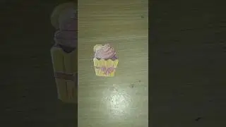 DIY Cupcake🧁#shorts #ytshorts ##papercraft #diycrafts #cupcake #food #craft #sweet #youtube #diy